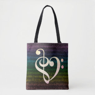 Dark Rainbow Tote Bag