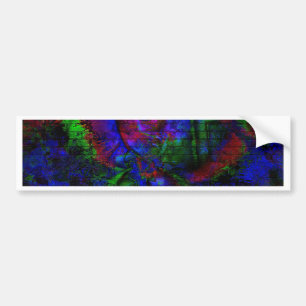 Dark Rave Graffiti Bumper Sticker