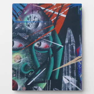 Dark Rave Graffiti Plaque