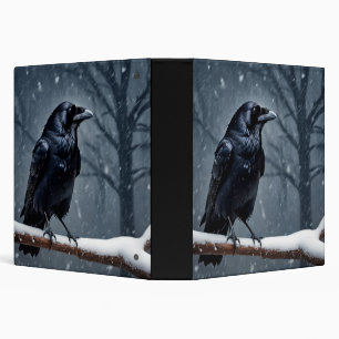 Dark Raven Black Bird Binder