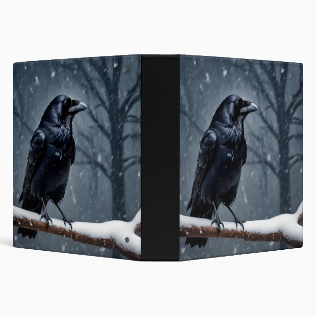 Dark Raven Black Bird Binder (Background)