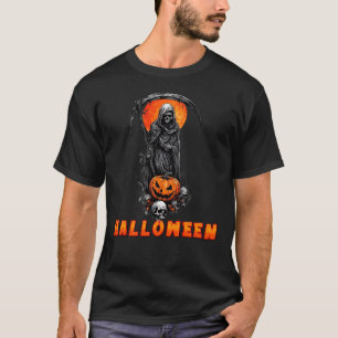 Dark Reaper Moon Scene For Halloween Fans 🌙 T-Shirt
