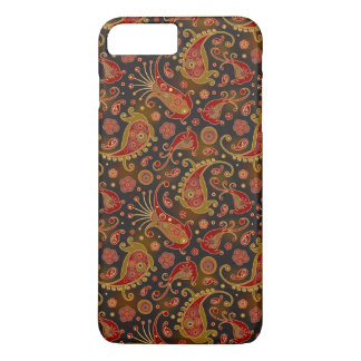 Dark Red and Gold Paisley Pattern Case-Mate iPhone Case