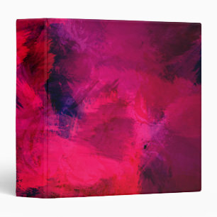 Dark Red and Purple Bold & Modern Abstract Binder