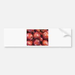 Dark Red Apples Bumper Sticker