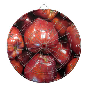 Dark Red Apples Dartboard