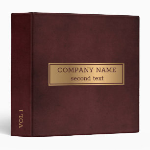 Dark Red Background Binder