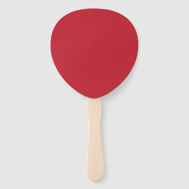 Dark Red Background  Hand Fan (Front)