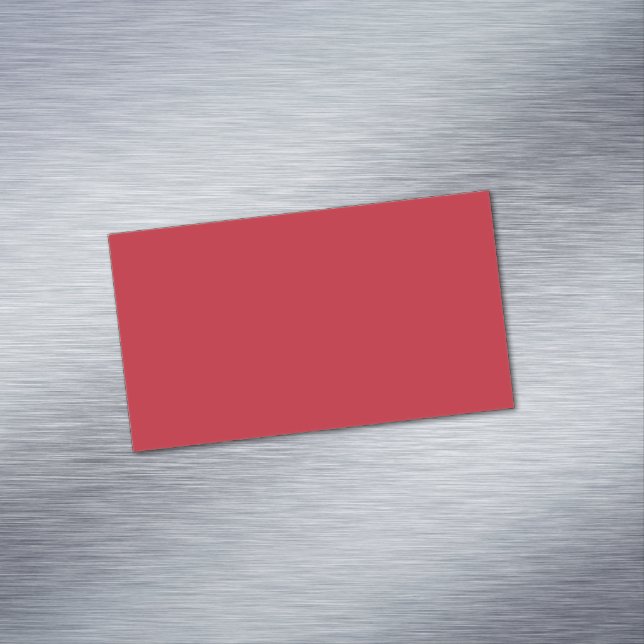 Dark Red Background  Magnetic Business Card (In Situ)