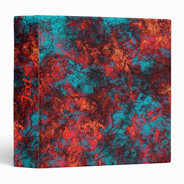 Dark red blue texture textured suede marble granit binder (Front/Spine)