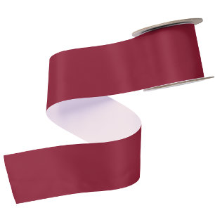 Dark Red Burgundy Wine Satin Ribbon