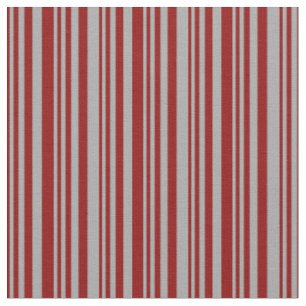 Dark Red & Dark Grey Coloured Pattern Fabric