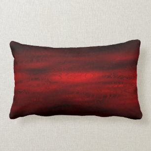 Dark Red Dreams Lumbar Pillow