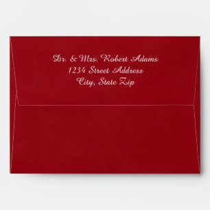 Dark Red - Envelope