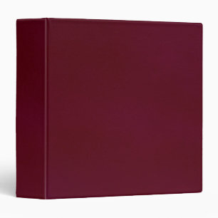 Dark Red Leather Texture Look Blank Binder