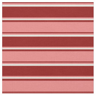 Dark Red, Light Coral, and Beige Pattern Fabric