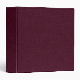 Dark Red Linen Fabric Texture Look Simple Blank Binder