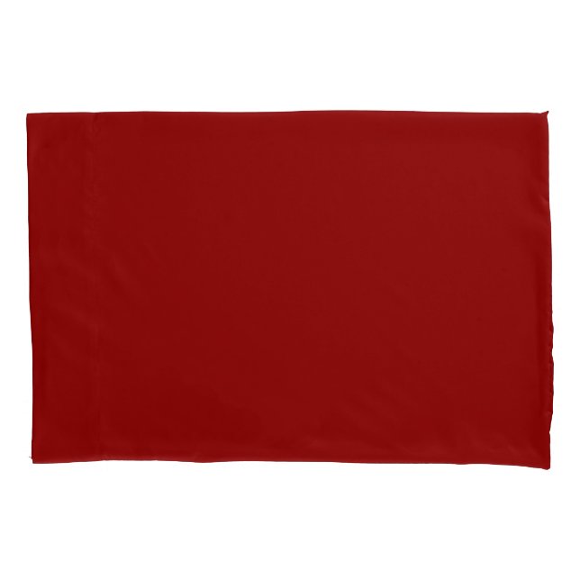 Dark Red Pillowcase (Front)