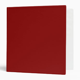 Dark Red Solid Colour Binder