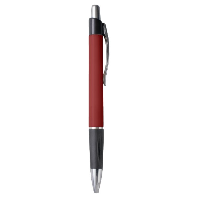 Dark Red Solid Colour Pen (Bottom (Vertical))