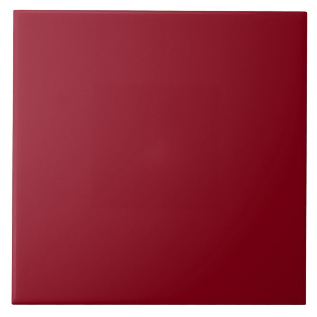 Dark Red Solid Colour Tile (Front)
