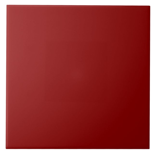 Dark Red solid colour Tile (Front)
