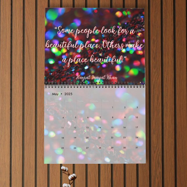 Dark Red Sparkling Custom Timeframe Calendar (Creator Uploaded)