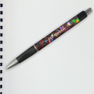 Dark Red Sparkling Pen