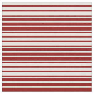 Dark Red & White Coloured Pattern Fabric