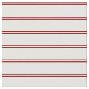 Dark Red & White Pattern Fabric