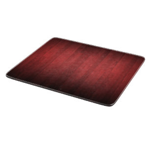 Dark Red Wood Digital Print Cutting Board