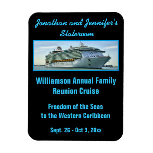 Dark RFN1B Cruise Stateroom Door Marker Magnet