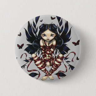"Dark Ribbon Fairy" Button