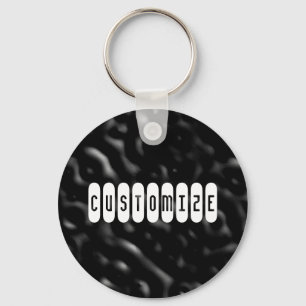Dark Ripples - Template Keychain