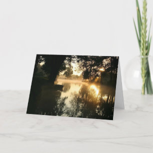 Dark River Glade Pagan Sympathy Card