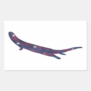 Dark River Otter Starscape Sticker