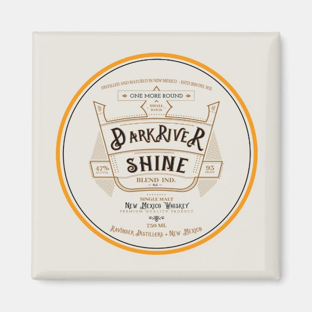 Dark River Shine Sunshine Vicram Magnet (Front)