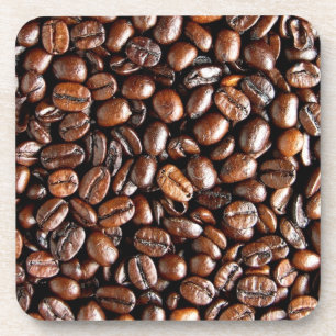 Dark Roasted Coffee Beans Coaster
