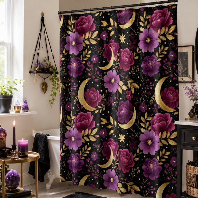 Dark Romance Celestial Moon Purple Gold (Creator Uploaded)