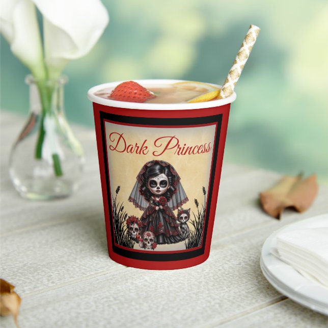 Dark Romance_ Dark Princess Paper Cups (Insitu)