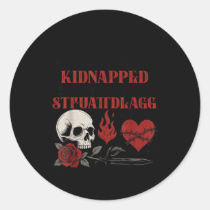 Dark romance merch women stfuattdlagg spicy dirty classic round sticker