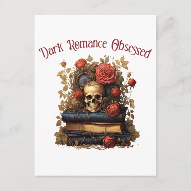 Dark Romance Obsessed Postcard (Front)