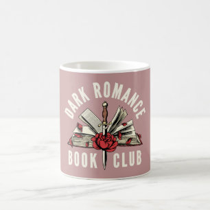 Dark Romance Reader Floral Book Lover Gift Coffee Mug