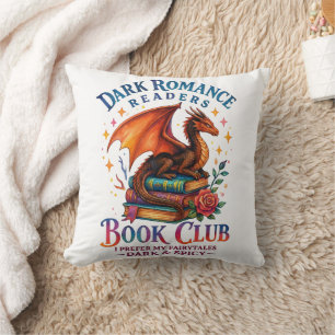 Dark Romance Readers.... Throw Pillow