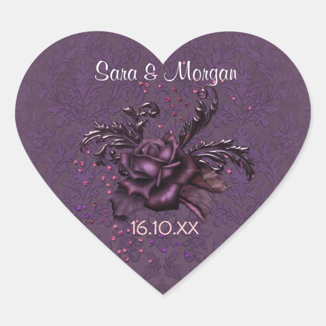 Dark Romance Rose 2 Wedding Seal (Front)