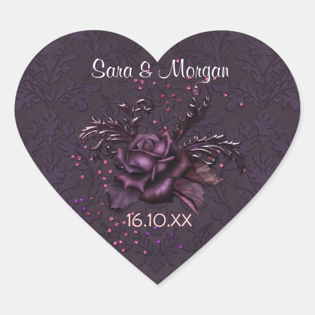 Dark Romance Rose 2b Wedding Seal (Front)