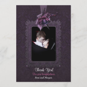 Dark Romance Wedding Thank You