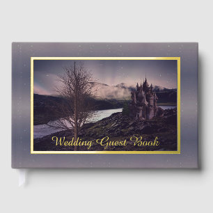 Dark Romantic Gothic Castle Wedding Guest Book