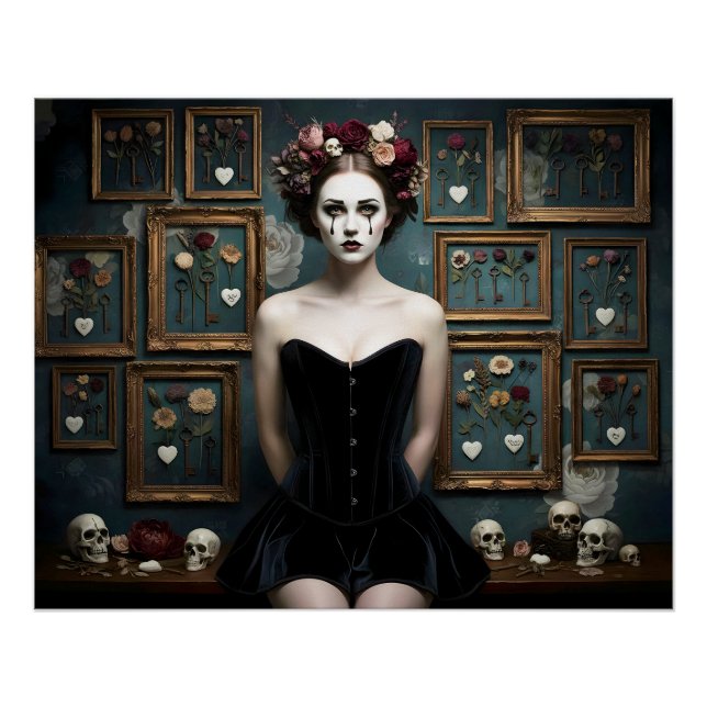 Dark Romantic Gothic Design Poster (Front)