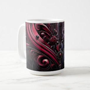 Dark Rose Art Mug